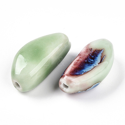 Handmade Porcelain Beads PORC-N008-08J-1
