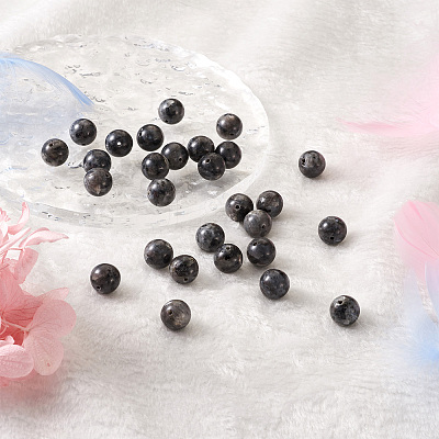 Natural Labradorite Round Beads G-FW0001-02-1