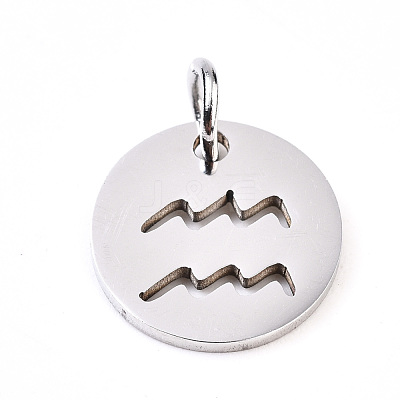 Non-Tarnish 201 Stainless Steel Charms STAS-Q237-M003-5-1