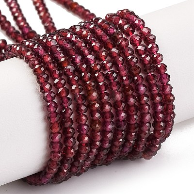 Natural Garnet Beads Strands G-F770-D02-02-1