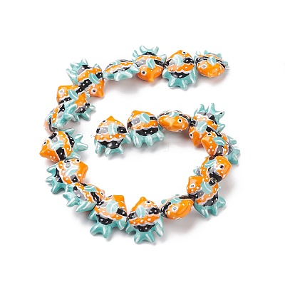 Handmade Porcelain Beads PORC-G002-54E-1