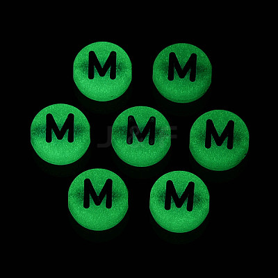 Luminous Frosted Acrylic Beads FACR-T008-02M-1