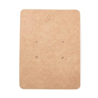 Blank Kraft Paper Earring Display Cards CDIS-G005-12-1