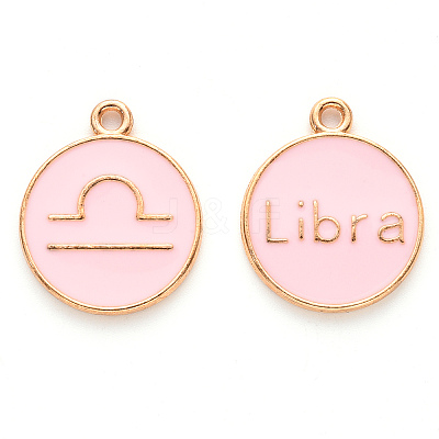 Alloy Enamel Pendants LS-ENAM-S124-01A-09K-1