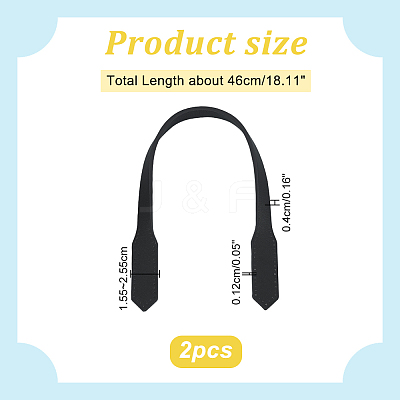 PU Imitation Leather Sew on Bag Straps FIND-WH0110-495A-1
