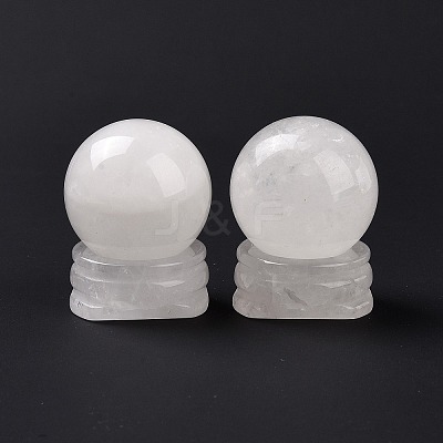 Natural Quartz Crystal Display Decorations DJEW-G032-02K-1
