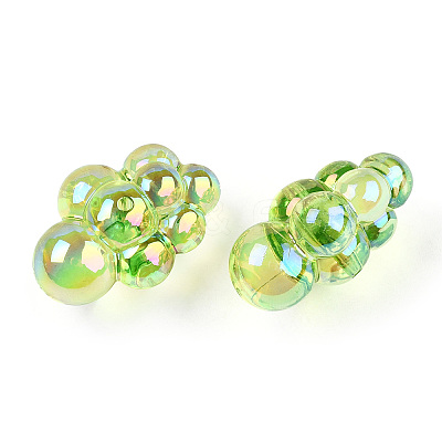 Transparent Acrylic Beads PACR-T013-04-1