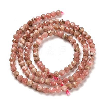Natural Argentina Rhodonite Beads Strands G-B107-A04-04-1
