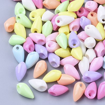 Opaque Acrylic Beads X-MACR-S296-100-1