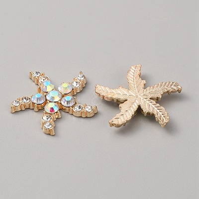 Alloy Rhinestone Cabochons FIND-WH0126-181KCG-1