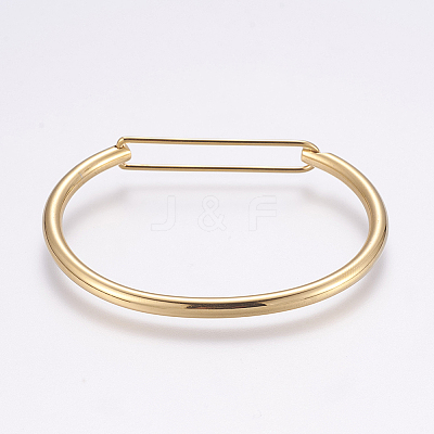 304 Stainless Steel Bangles LS-BJEW-P181-03G-1