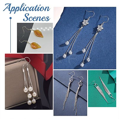 Tarnish Resistant 304 Stainless Steel French Earring Hooks STAS-N0013-15P-1