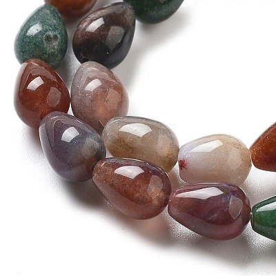 Natural Indian Agate Beads Strands G-B106-A21-01-1