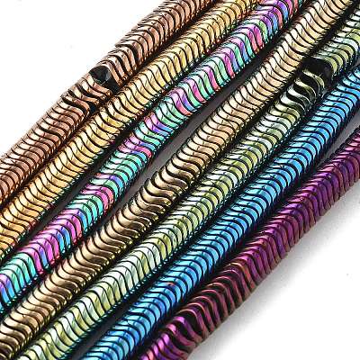 Electroplated Synthetic Non-magnetic Hematite Beads Strands G-B132-A01-01-1