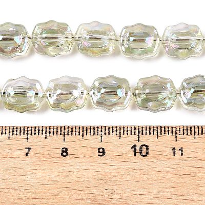 Electroplate Glass Beads Strands EGLA-T021-05D-1