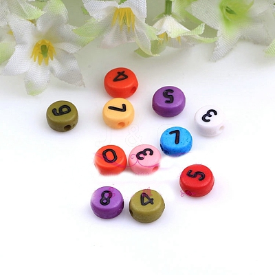 Opaque Acrylic Beads ACRC-TAC0002-01D-1