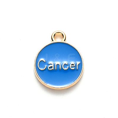 Alloy Enamel Pendants ENAM-S124-01A-02D-1