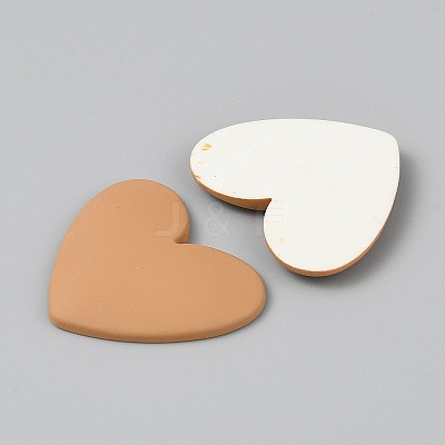 Opaque Resin Cabochons LS-RESI-WH0041-03I-1
