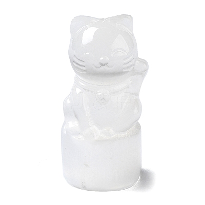 Natural Selenite Ornaments Figurine DJEW-B010-02-1