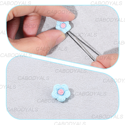60Pcs 6 Colors 1-Hole Iron Plastic Shank Buttons BUTT-CY0001-26A-1