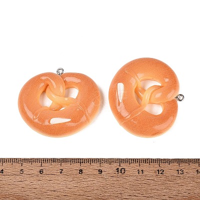 Opaque Resin Imitation Food Pendants RESI-Q232-08E-1