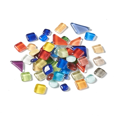 Mosaic Tiles Glass Cabochons DIY-P045-05-1