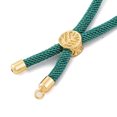 Nylon Cords Bracelet Makings Fit for Connector Charms AJEW-P116-01G-23-1
