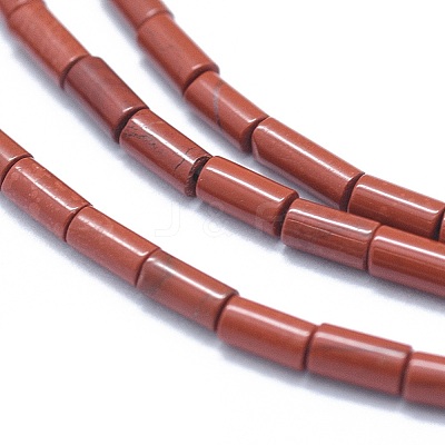 Natural Red Jasper Beads Strands G-F631-B06-1