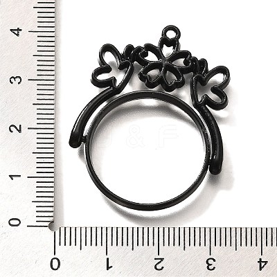 Alloy Open Back Bezel Pendants PALLOY-I223-02EB-1