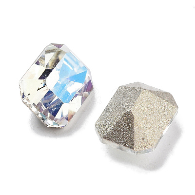 K9 Glass Rhinestone Cabochons GLAA-H034-07C-001MO-1