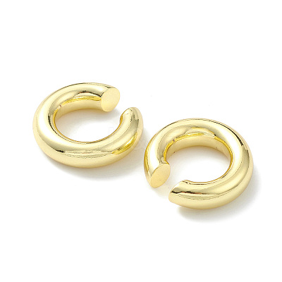 Rack Plating Brass Ring Cuff Earrings for Women X1-EJEW-H135-01G-01-1