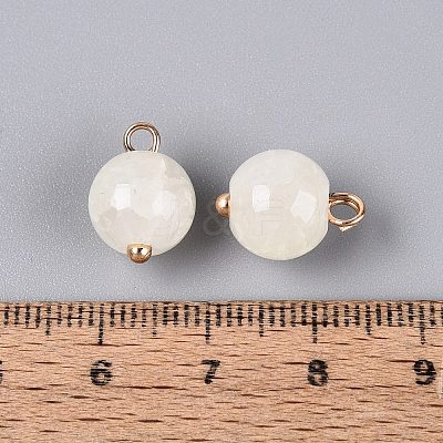 Alloy Glass Pendants GLAA-P080-04G-13-1