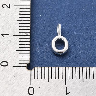 925 Sterling Silver with Cubic Zirconia Charms STER-Q004-01O-S-1