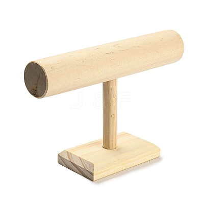 T-Shaped Bar Wood Bracelet Display Stands BDIS-F005-01A-1