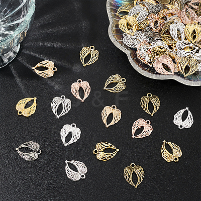 120Pcs 8 Styles Zinc Alloy Pendants FIND-WR0011-47-1
