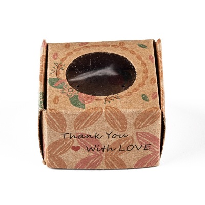 Rectangle Foldable Creative Kraft Paper Gift Box CON-B002-06A-02-1