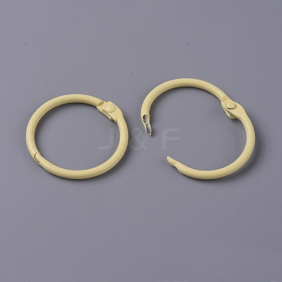 Baking Paint Iron Loose Leaf Book Binder Hinged Rings IFIN-CJC0003-01C-1