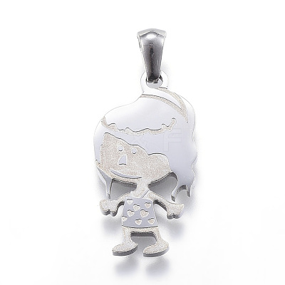 Tarnish Resistant 304 Stainless Steel Pendants STAS-K162-029P-1