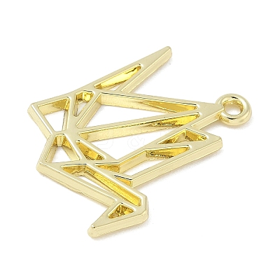 Alloy Open Back Bezel Pendants FIND-L025-07G-1