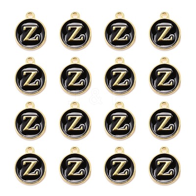Golden Plated Alloy Charms X-ENAM-S118-02Z-1