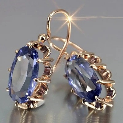 Alloy Cubic Zirconia Dangle Earrings FS-WGEFC92-02-1