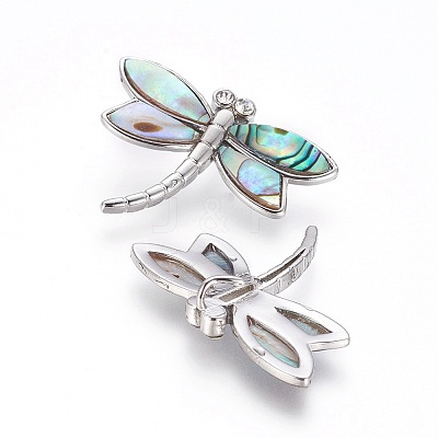 Abalone Shell/Paua Shell Pendants LS-SSHEL-L008-71P-1