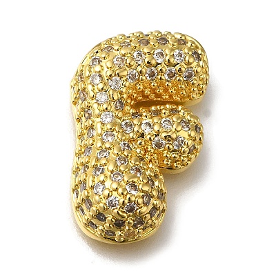 Brass with Cubic Zirconia Pendants KK-Q818-02F-G-1