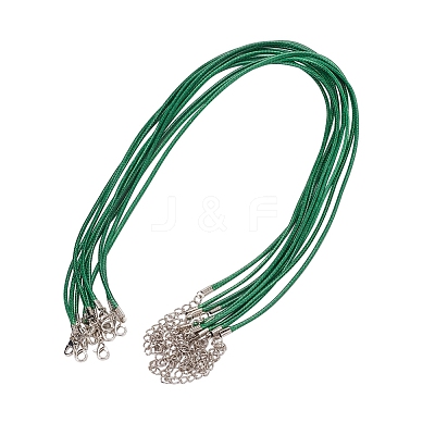 Waxed Cord Necklace Making X-NCOR-T001-46-1