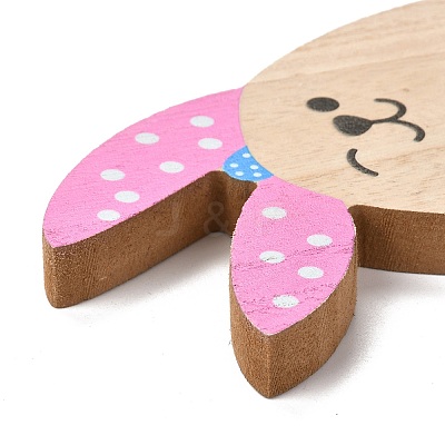 Easter Theme Natural Wood Display Decorations LS-AJEW-P087-A06-1