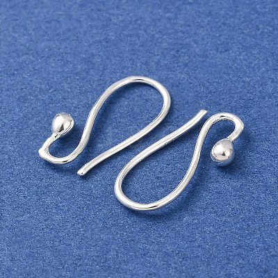 Brass Earring Hooks KK-G604-04S-1