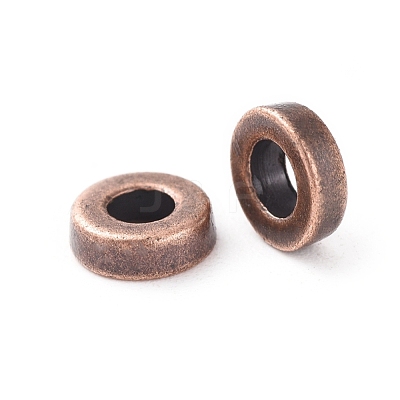 Tibetan Style Alloy Beads TIBEB-P002-07R-NR-1