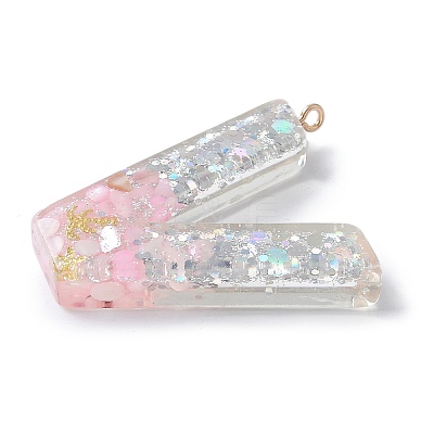 Resin Pendants RESI-B029-01P-V-1