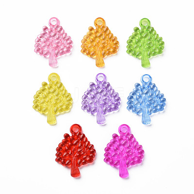 Transparent Acrylic Pendants MACR-N013-023-1