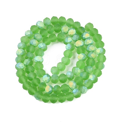 Transparent Glass Beads Strands LS-EGLA-A044-T6mm-MB11-1